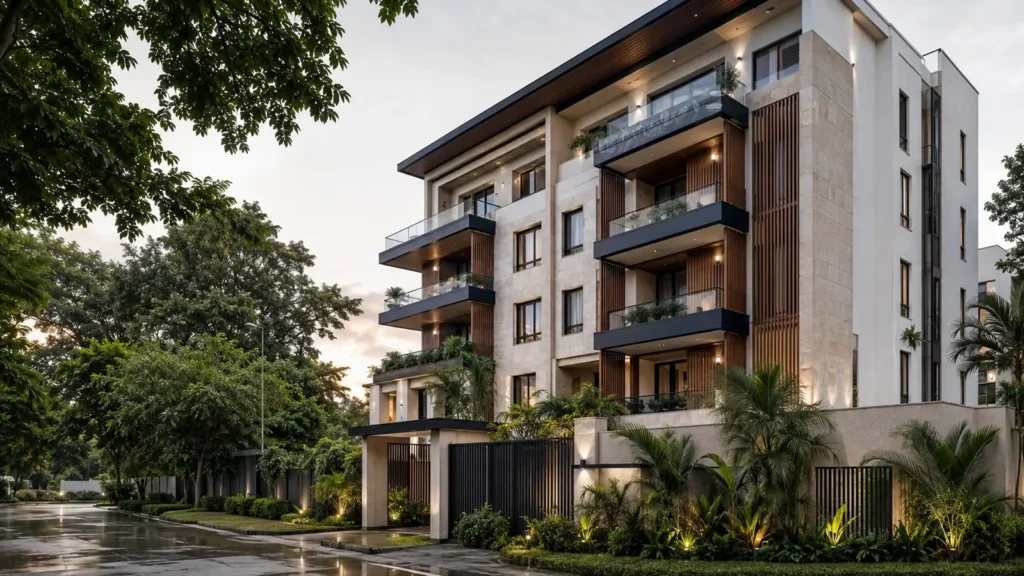 Architecture résidentielle contemporaine à Abidjan